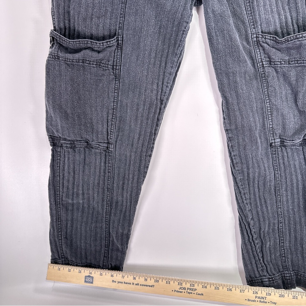 Free People Women The Good Utility Cargo Pants Linen M - Picture 11 of 14